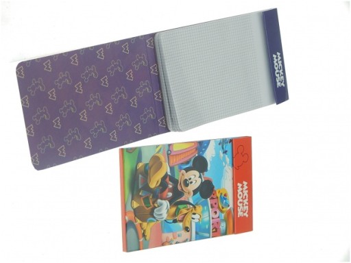 MICKEY MOUSE 2 NOTEBOOKY mriežka 72x120, 73329