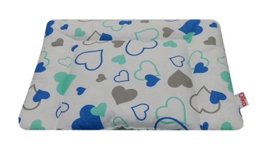 OLKA Vankúš do kočíka Flat 40x30 b/srdiečka