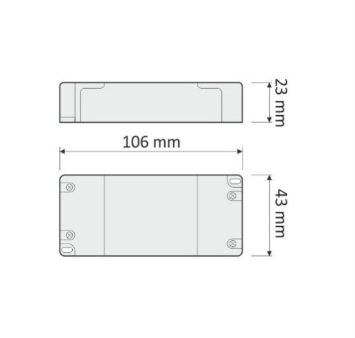 LED transformátorový zdroj 7W Design Light 12V