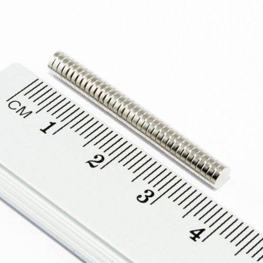 VALEC NEODYMOVÝ MAGNET 4x1 N38 SADA 100 KS
