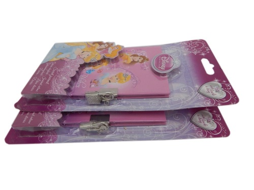 zatvorený diár Disney PRINCESS visiaci zámok 0297
