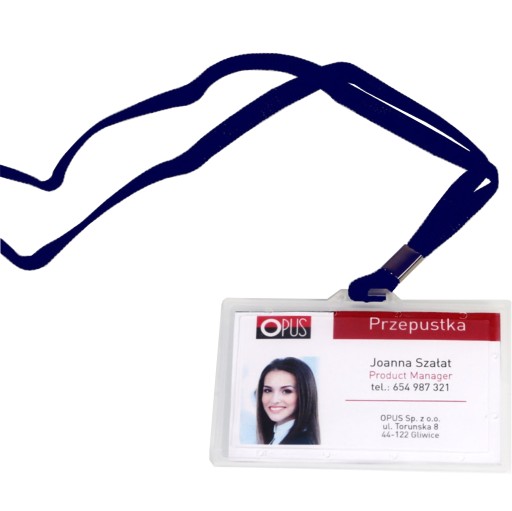 DRŽIAK ID ST800 55 x 90 mm s popruhom