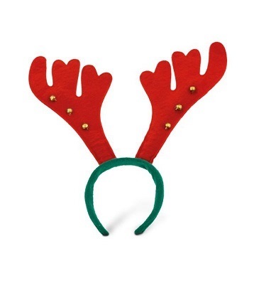 Čelenka RUDOLF REINDEER rohy Santa Claus BELLS