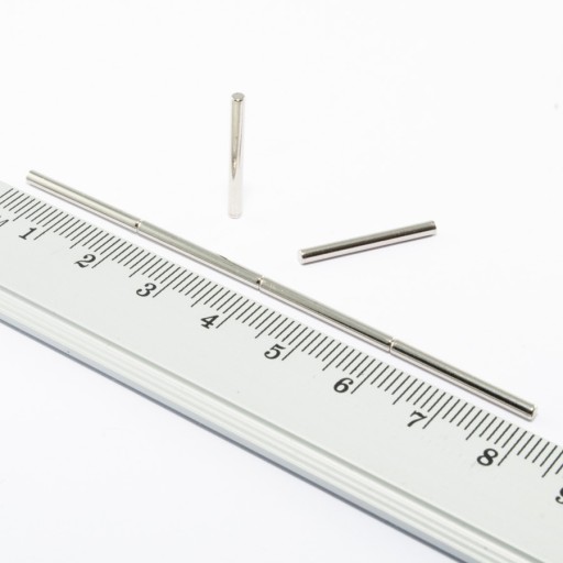 VALEC NEODYMOVÝ MAGNET 2x25 N38 SADA 15 KUSOV