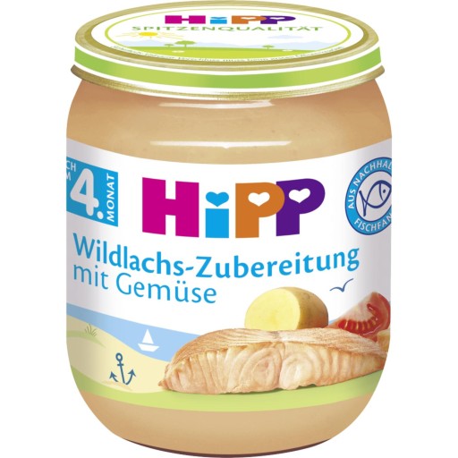 Hipp Lososový krém so zeleninou na chlebíčky 5m 125g