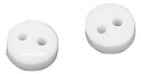 10ks mini gombíkov, malé 6mm biele gombíky