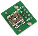 Doska s potlačou s mini USB konektorom __ PCB-050