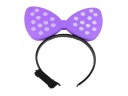 Svietiaca čelenka Mickey Mouse, bodky, plastový mix