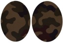VOJENSKÁ CAMO NÁŠIVKA KHAKI 13x10 na IRON 2 ks