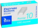 Kancelárske sponky Tetis no10 1000 ks 148716