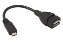 Prechod adaptéra MICRO USB zástrčka USB zásuvka (2336