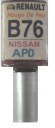 NISSAN AP0 PLAMEŇOVÁ ČERVENÁ FARBA NA DOTYK NA ŠKRABANINY