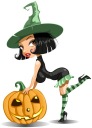 NÁLEPKA NA OKNO NÁBYTOK HALLOWEEN ČARODEŇ TEKVINY