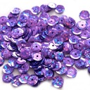 SEQUINS prstene lomené 8mm 5g LASEROVÉ HEATHER
