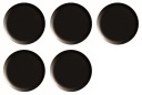 Čierne magnety 30mm 5 kusov TETIS GM401-V5