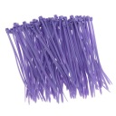 Sťahovacie pásky 100x2,5mm fialové.