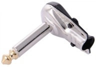 HiCon veľký konektor JACK 6,3 mm mono uhlový, palacinkový