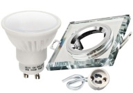 Set GU10 10W + LED svietidlo + objímka