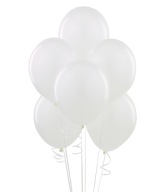 Latexové balóny Pastel WHITE Communion Krst Narodeniny 12 palcov 10 ks.