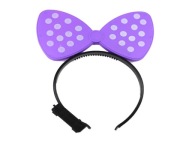 Svietiaca čelenka Mickey Mouse, bodky, plastový mix