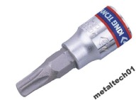 HROTY NA KĽÚČOVÉ ZÁSUVKY 1/4 TORX 40 KING TONY