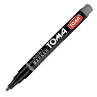 TOMA TO-441 olejový popisovač, farba SILVER, náhrobné kamene