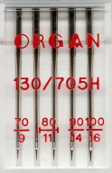 Poloploché ihly do šijacích strojov, silné Organ univerzál 130/705H 70-100