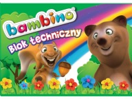 Technický blok A4 Bambino