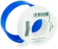 TEFLÓNOVÁ PÁSKA pre závity 12mm*0,075mm*10mb PTFE