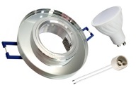 Sada GLASS halogénové svietidlo + LED GU10 4W