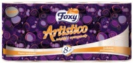 FOXY TOALETNÝ PAPIER ARTISTICO 8 ROLČEK DVOJVRSTVA ORANŽOVÝ