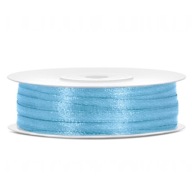 Saténová stuha 3mm/91m ROLL MARY BLUE