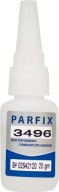 KYANOAKRYLÁTOVÉ GLUE PARFIX 3496 20g UNIVERZÁLNA guma plast kov koža