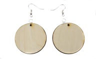 #3B Kruhové náušnice s hrúbkou 40 mm Scrapki. 3mm krúžky