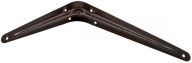 Uhlový držiak police pre policu 125x100 mm bronz