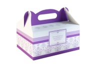 Cake Box Boxy na tortu Fialová svadba