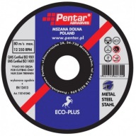 KOVOVÉ REZNÉ KOTOUČE 125x1,6x22 PENTAR ECO PLUS