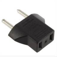 ZÁSTRČKOVÝ ADAPTÉR US TO EU ČIERNA ver A