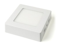POVRCHOVÝ ŠTVORCOVÝ LED PANEL 6W TEPLÁ BIELA ​​3000K