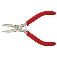 PRESNÉ KLIEŠTE PREDĹŽENÉ, ZAHNUTÉ, 115 mm