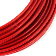 Lano oceľové lano v lagging Lagging PVC povlak červený 1/2mm 1x7 1mb