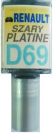 RENAULT D69 PLATINE SIVÁ FARBA ŠKRABANICKÝ DOTYK