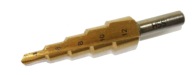 Kužeľový stupňovitý vrták vyrobený z 4-12 mm titánovej ocele