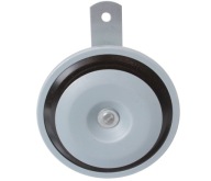 KOVOVÝ ROH SIVÁ A ČIERNA 110mm 12V MOTOCYKEL