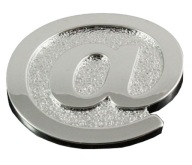 NÁLEPKA CHROME EMBLÉM 3D E-MAIL PODPIS MONKEY @