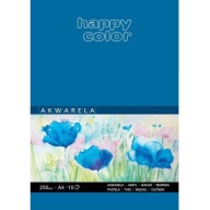 HAPPY COLOR akvarelový blok A4 250G 10 listov