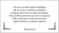 VLOŽKY s básňou na svadobné oznámenia 25 ks.