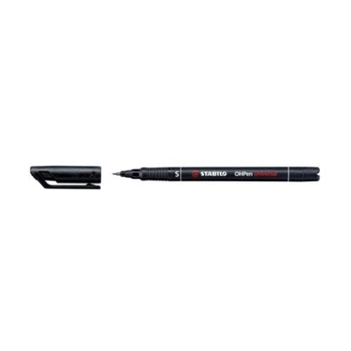 Stabilo OHP S fólia, 0,4 mm, čierna
