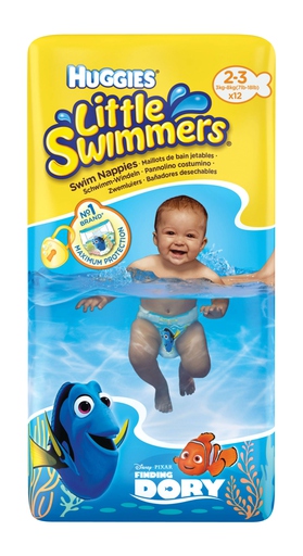 Huggies Swimmers Plienky 3-8 Kg 12 ks.