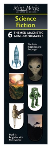 Magnetické záložky. Sci-fi 6 ks.